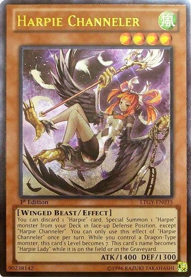 Harpie Channeler - LTGY-EN035 - Ultimate Rare - 1st Edition available at 401 Games Canada