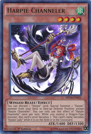 Harpie Channeler - MP14-EN021 - Ultra Rare - 1st Edition available at 401 Games Canada