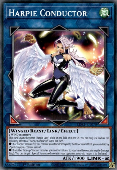 Harpie Conductor - LDS2-EN078 - Common - 1st Edition available at 401 Games Canada