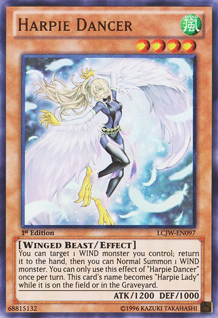 Harpie Dancer - LCJW-EN097 - Ultra Rare - 1st Edition available at 401 Games Canada