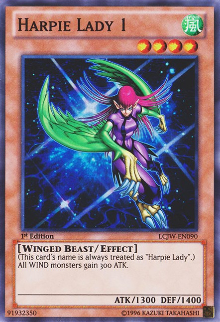 Harpie Lady 1 - LCJW-EN090 - Super Rare - 1st Edition available at 401 Games Canada