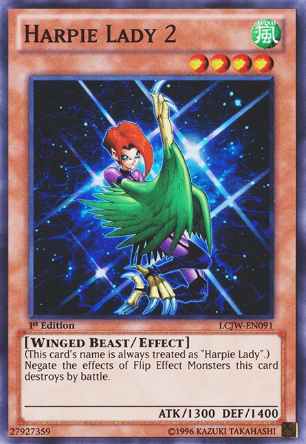 Harpie Lady 2 - LCJW-EN091 - Super Rare - 1st Edition available at 401 Games Canada