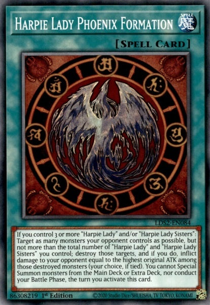 Harpie Lady Phoenix Formation - LDS2-EN084 - Common - 1st Edition available at 401 Games Canada