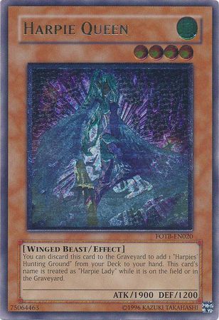 Harpie Queen - FOTB-EN020 - Ultimate Rare - Unlimited available at 401 Games Canada