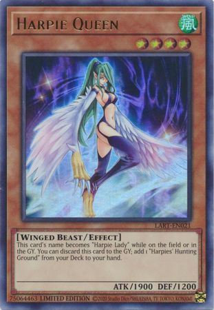 Harpie Queen - LART-EN021 - Ultra Rare - Limited Edition available at 401 Games Canada