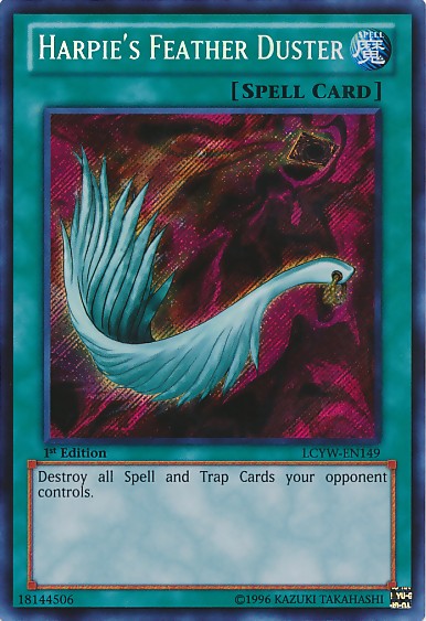 Harpie's Feather Duster - LCYW-EN149 - Secret Rare - 1st Edition available at 401 Games Canada