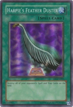Harpie's Feather Duster - TP8-EN002 - Super Rare available at 401 Games Canada