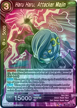 Haru Haru, Attacker Majin - BT3-120 - Common (Foil) available at 401 Games Canada