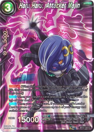 Haru Haru, Attacker Majin - BT3-120 - Common (Reprint) (Foil) available at 401 Games Canada