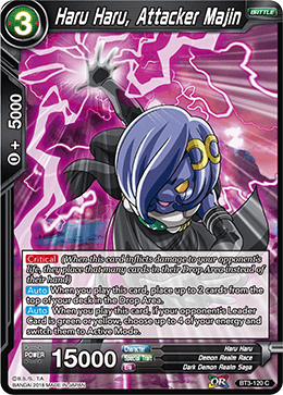 Haru Haru, Attacker Majin - BT3-120 - Common (Reprint) available at 401 Games Canada