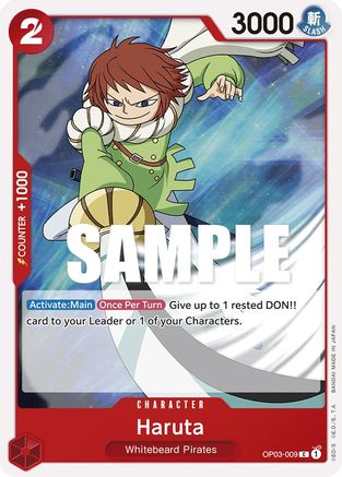 Haruta - OP03-009 - Common available at 401 Games Canada