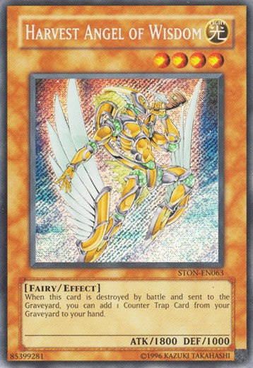 Harvest Angel of Wisdom - STON-EN063 - Secret Rare - Unlimited available at 401 Games Canada