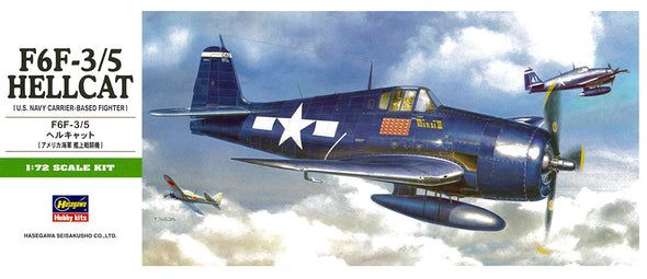 Hasegawa - F6F-3/5 Hellcat 1/72 (B11) available at 401 Games Canada