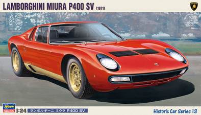 Hasegawa - [HC13] 1971 Lamborghini Miura P400 SV 1/24 available at 401 Games Canada