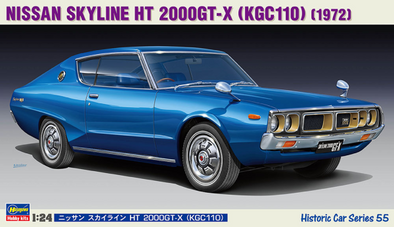 Hasegawa - [HC55] 1972 Nissan Skyline HT 2000GT-X (KGC110) 1/24 available at 401 Games Canada