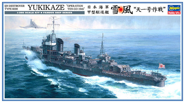 Hasegawa - IJN Destroyer Type Koh Yukikaze "Operation Ten-Go 1945" 1/350 (Z22) available at 401 Games Canada