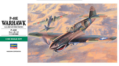 Hasegawa - P-40E Warhawk 1/48 (JT86) available at 401 Games Canada