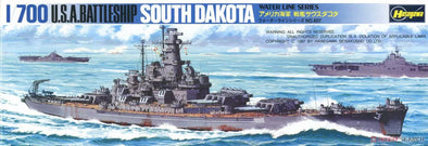 Hasegawa - U.S.A. Battleship USS South Dakota 1/700 available at 401 Games Canada