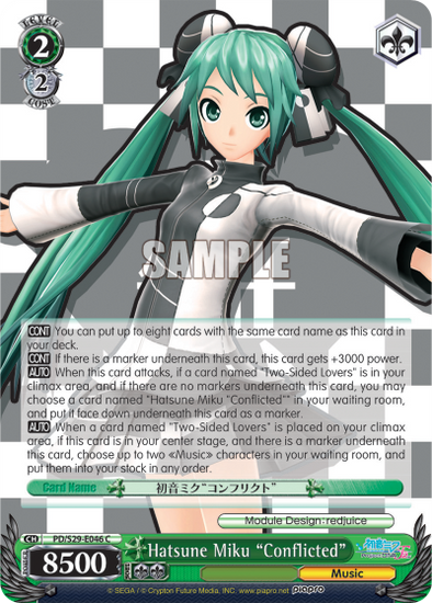 Hatsune Miku "Conflicted" - PD/S29-E046 - Common available at 401 Games Canada