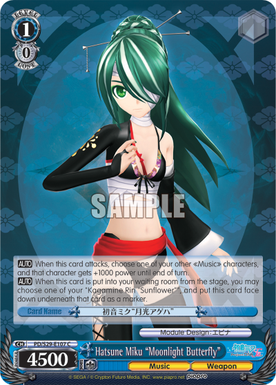 Hatsune Miku "Moonlight Butterfly" - PD/S29-E107 - Common available at 401 Games Canada