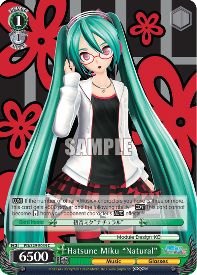 Hatsune Miku "Natural" - PD/S29-E044 - Common available at 401 Games Canada