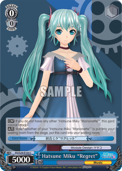 Hatsune Miku "Regret" - PD/S29-E105 - Common available at 401 Games Canada