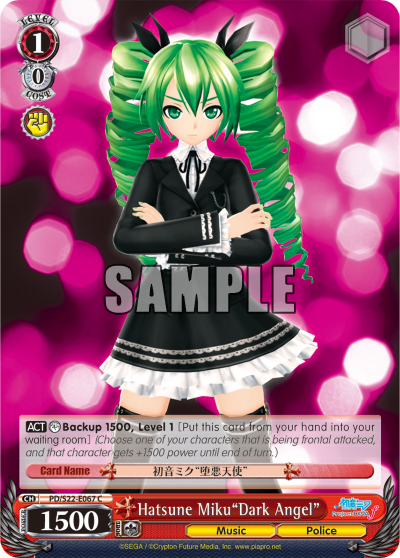 Hatsune Miku"Dark Angel" - PD/S22-E067 - Common available at 401 Games Canada