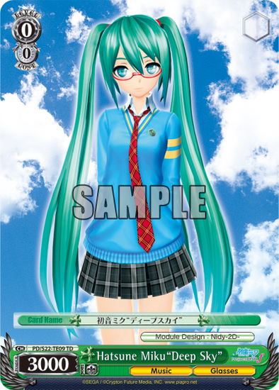 Hatsune Miku"Deep Sky" - PD/S22-TE09 - Trial Deck available at 401 Games Canada