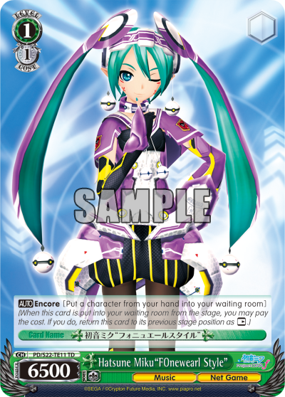 Hatsune Miku"FOnewearl Style" - PD/S22-TE11 - Trial Deck available at 401 Games Canada