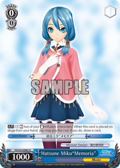 Hatsune Miku"Memoria" - PD/S22-E083 - Uncommon available at 401 Games Canada