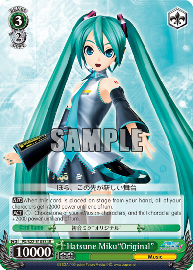 Hatsune Miku"Original" - PD/S22-E105S - Super Rare available at 401 Games Canada