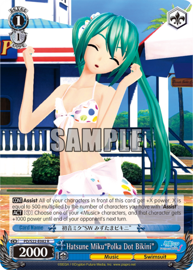 Hatsune Miku"Polka Dot Bikini" - PD/S22-E082 - Rare available at 401 Games Canada