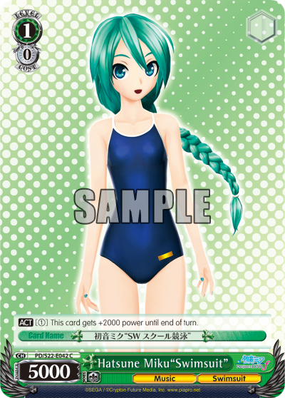 Hatsune Miku"Swimsuit" - PD/S22-E042 - Common available at 401 Games Canada