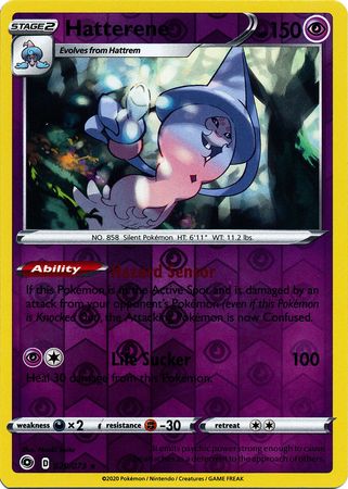 Hatterene - 020/073 - Holo Rare - Reverse Holo available at 401 Games Canada