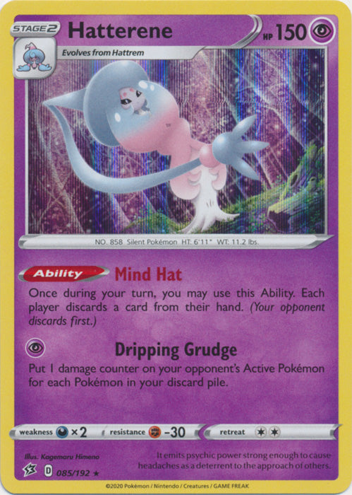 Hatterene - 085/192 - Holo Rare available at 401 Games Canada