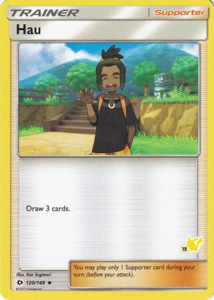 Hau (#13 Pikachu Stamped) - 120/149 - Promo available at 401 Games Canada