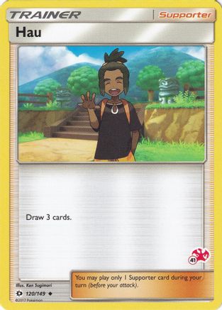 Hau (#41 Charizard Stamped) - 120/149 - Promo available at 401 Games Canada