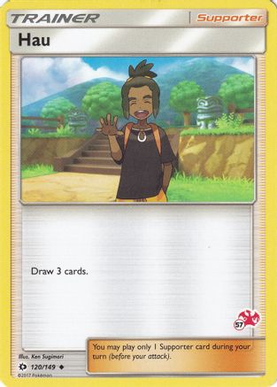 Hau (#57 Charizard Stamped) - 120/149 - Promo available at 401 Games Canada