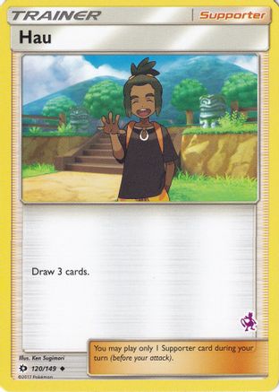 Hau (Mewtwo Stamped) - 120/149 - Promo available at 401 Games Canada