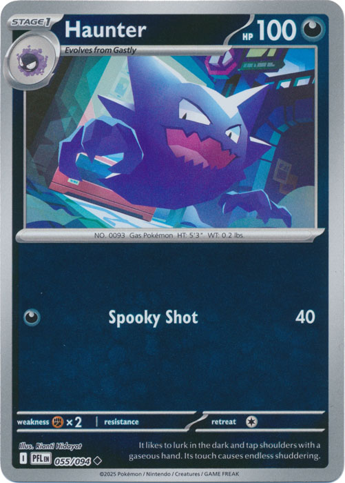 Haunter - 055/094 - Uncommon - Reverse Holo