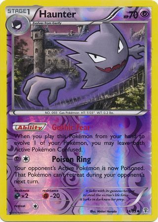 Haunter - 34/83 - Uncommon - Reverse Holo available at 401 Games Canada