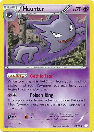 Haunter - 34/83 - Uncommon available at 401 Games Canada