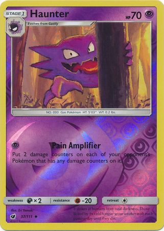 Haunter - 37/111 - Uncommon - Reverse Holo available at 401 Games Canada