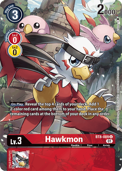 Hawkmon (Alternate Art) - BT8-009 - Uncommon available at 401 Games Canada