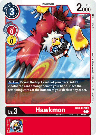 Hawkmon - BT8-009 - Uncommon available at 401 Games Canada