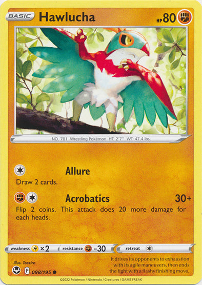 Hawlucha - 098/195 - Common available at 401 Games Canada