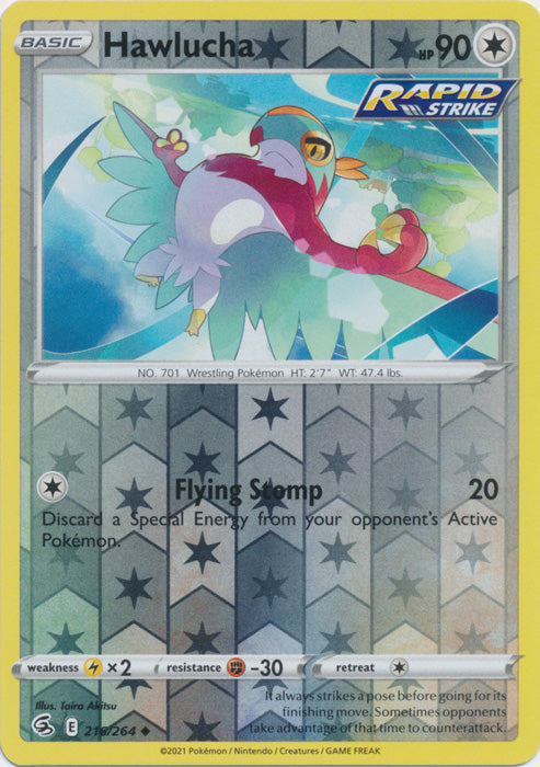 Hawlucha - 216/264 - Uncommon - Reverse Holo available at 401 Games Canada