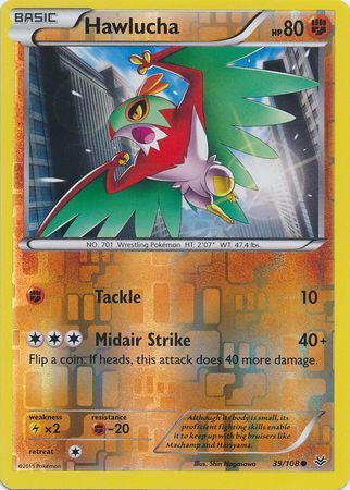 Hawlucha - 39/108 - Common - Reverse Holo available at 401 Games Canada