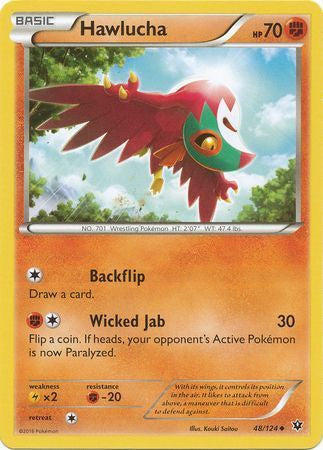 Hawlucha - 48/124 - Uncommon available at 401 Games Canada