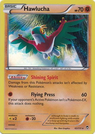 Hawlucha - 63/111 - Holo Rare available at 401 Games Canada